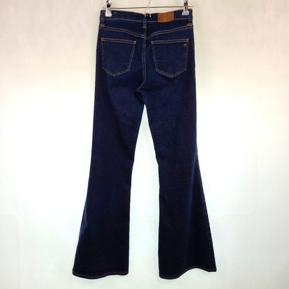 Madewell Flea Market Flare Jeans in Kenner Wash Size 25 - Picture 3 of 4